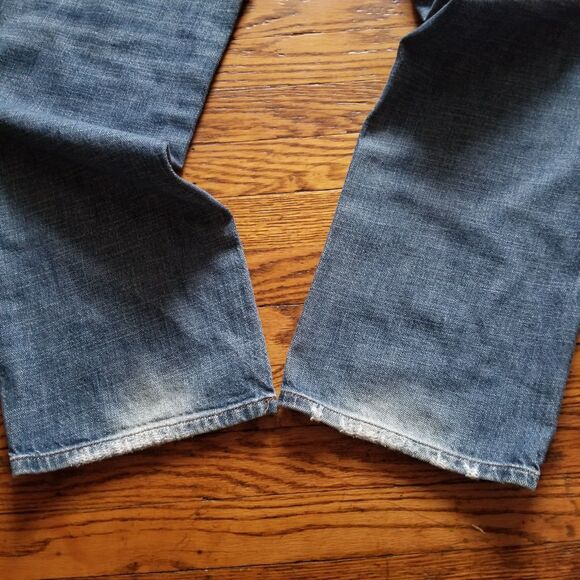 Joe's Jeans Men's 33x33 Rebel Fit Distressed Straight Leg Denim Blue Jeans - Picture 12 of 12